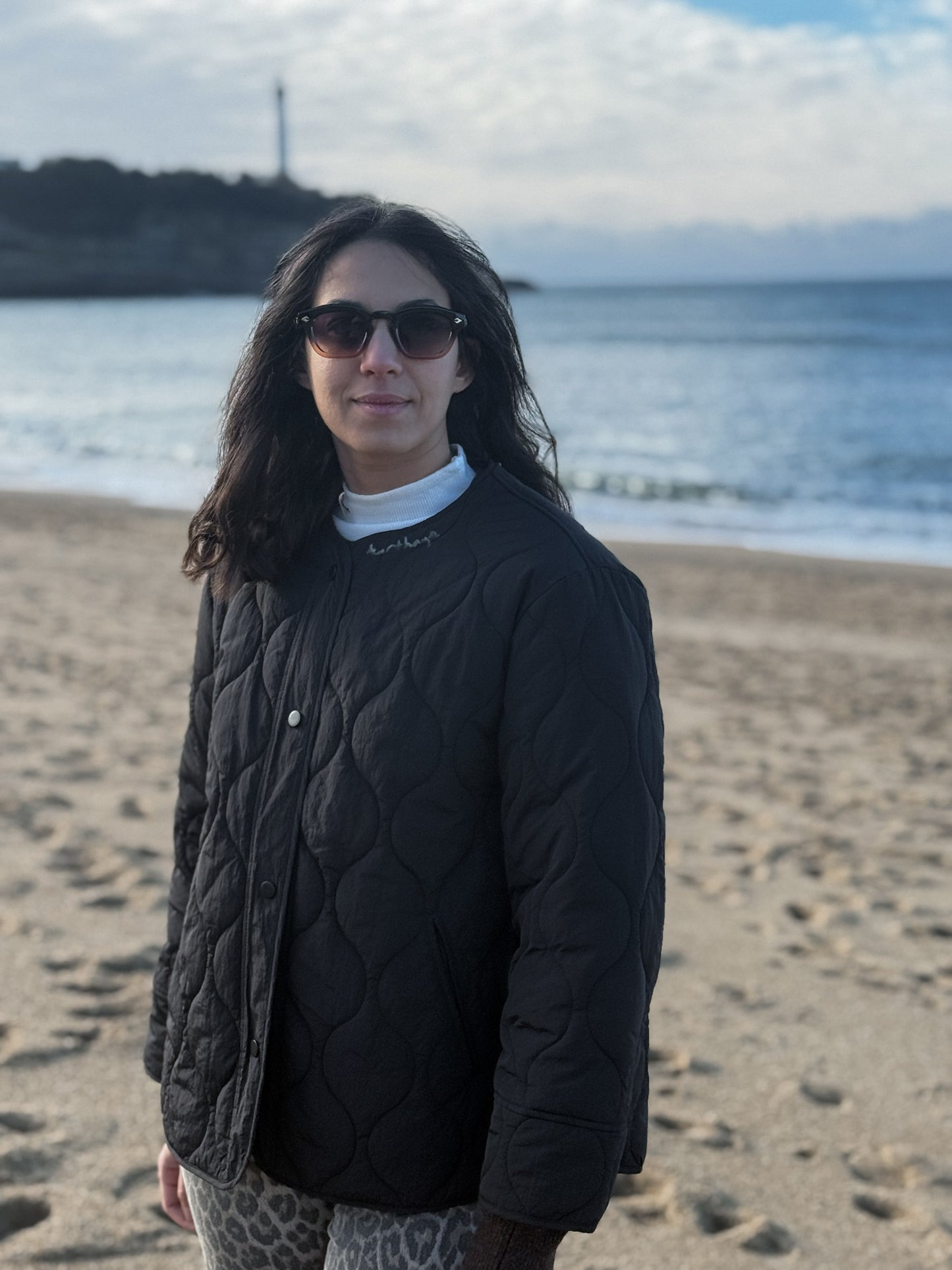 Veste Matelassée ZEMBRA – Noir Anthracite